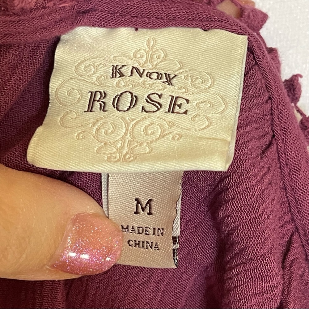 KNOX ROSE Purple Blouse - Picture 3 of 3